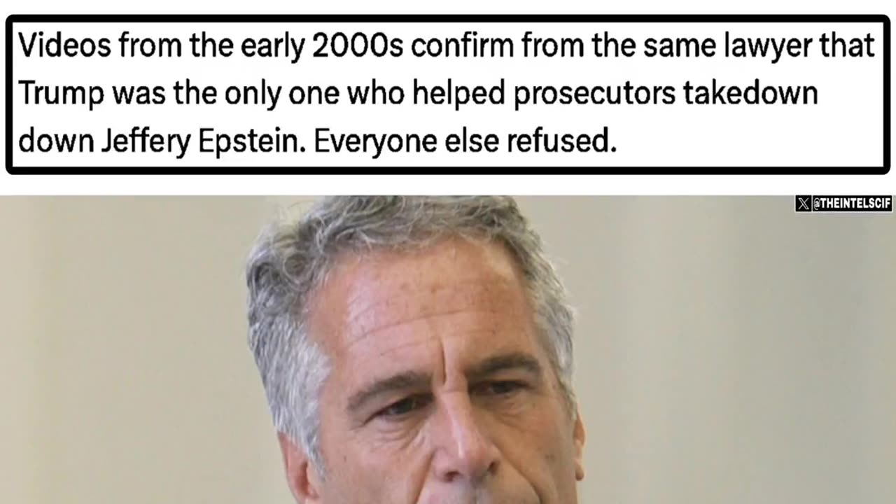 Trump confirmed to be secretly helping takedown Jeffery Epstein