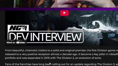 THE DIVISION 3 LOOKING GOOD?