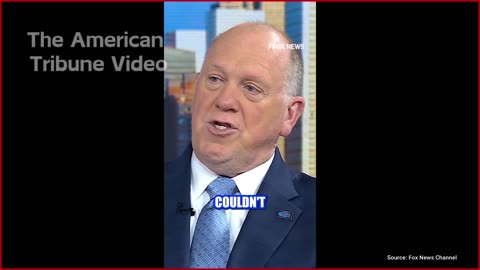 “Destroyed It on Purpose”: Tom Homan Exposes What Biden Did To Border