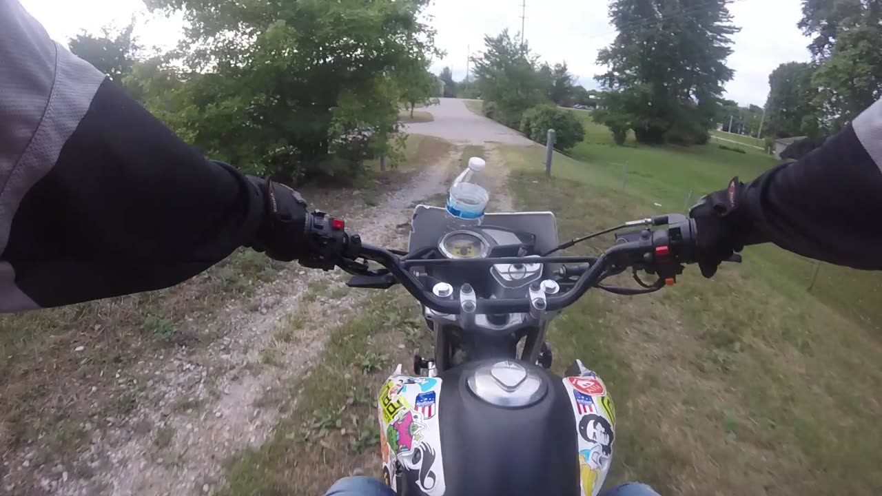 Riding Chinese Bike Off-Road - Testing Camera