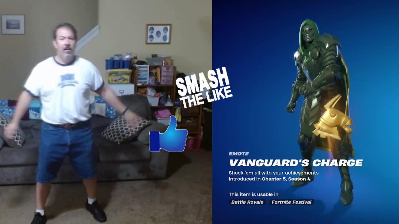 FFG Dance Fortnite Emotes Vanguard's Charge