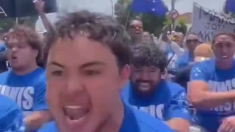 BASED NEW ZEALAND: New Zealand Patriots Perform a Haka Against Indian Migration and Promote Christ