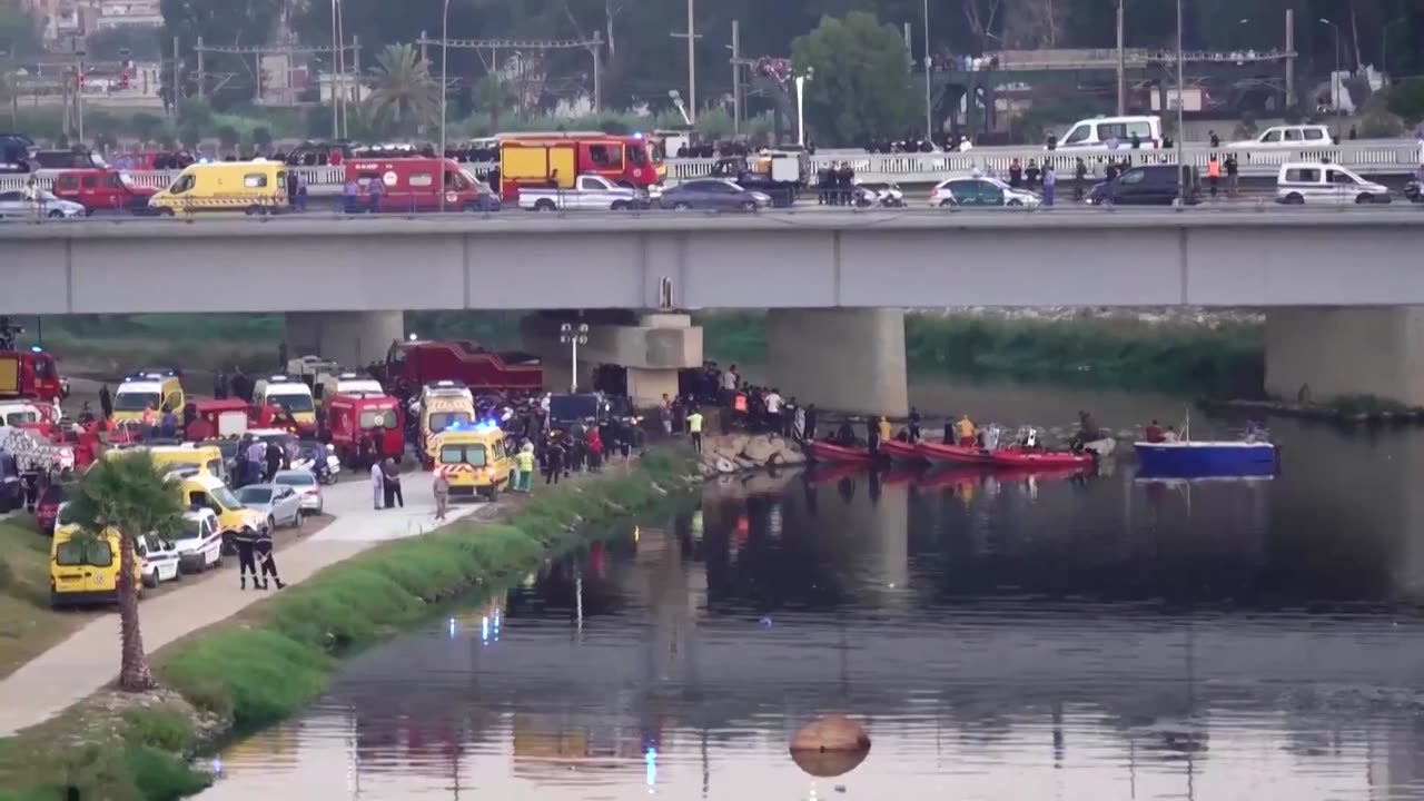 Over a dozen die after bus plunges into river in Algeria