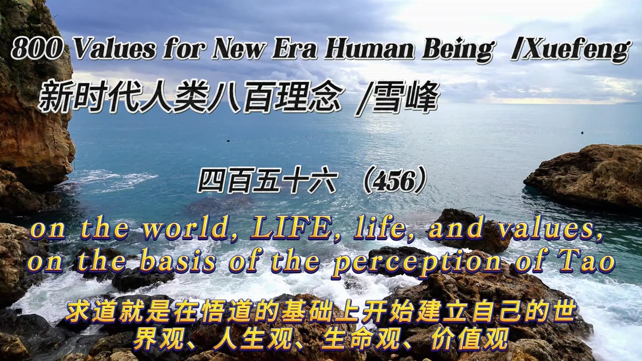 800 Values for New Era Human Being（456）