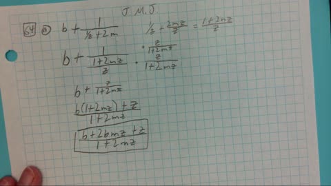 Saxon Algebra 2 Lesson 64 (a)