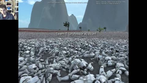 10,000 Clone Troopers From The Star Wars Series VS 10,000 Professor Xs From The X-Men Series