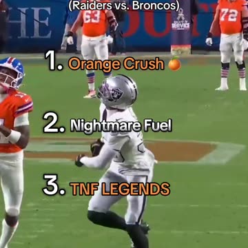 raiders vs broncos #nfl #raiders #broncos #nflshorts #tnf