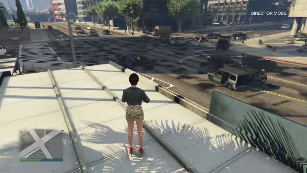 GTAV: Blowing Up Stuff (Director Mode)-Date 7/11/2018