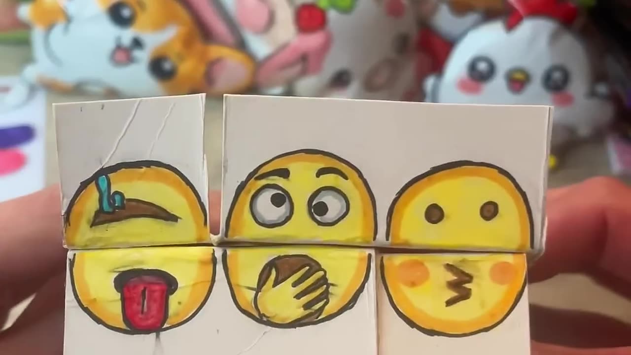Craft_Idea!_DIY_Painted_Squiggle_kd_Acrylic_Pastel_Paints___Paint_Pens_〰️(p)