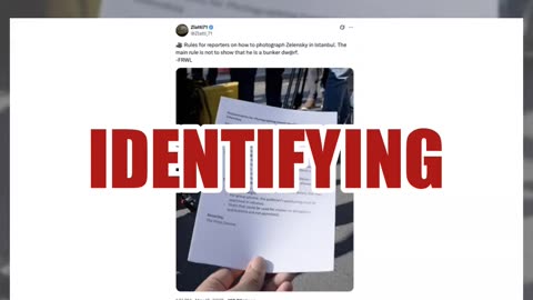 Fact Check: Image Does NOT Prove Ukraine Issued 'Rules For Reporters' Photographing Zelenskyy