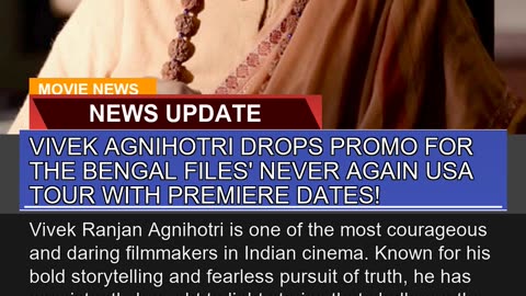 Vivek Agnihotri Drops Promo for the Bengal Files