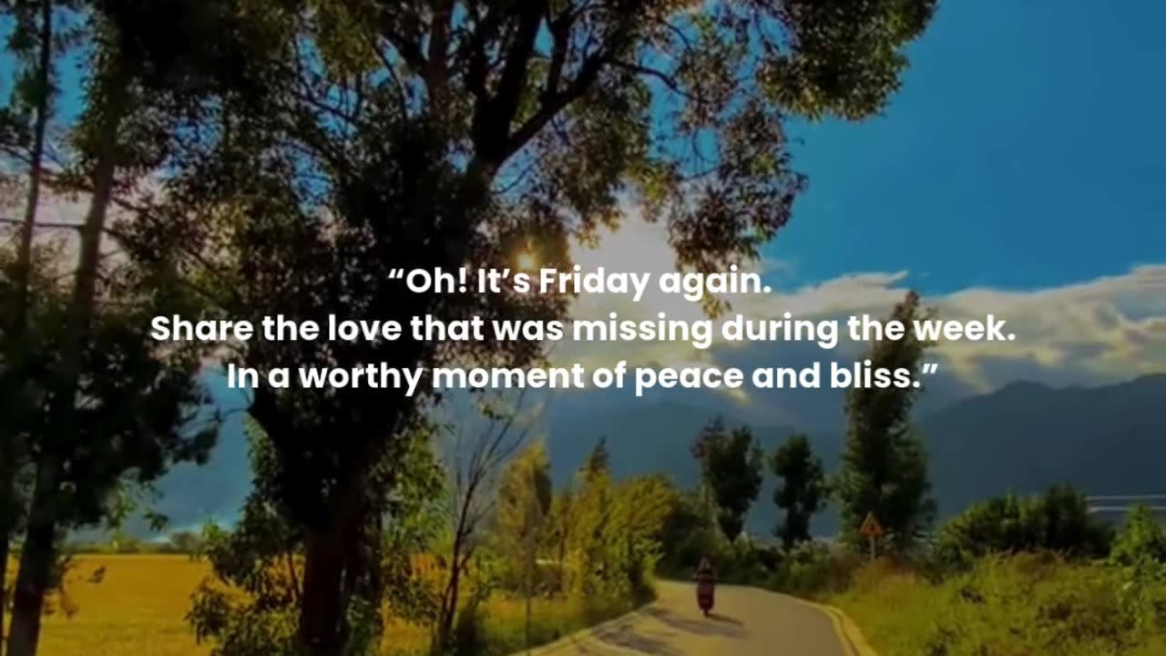 Oh! It’s Friday again. Share the love that was missing during the week.