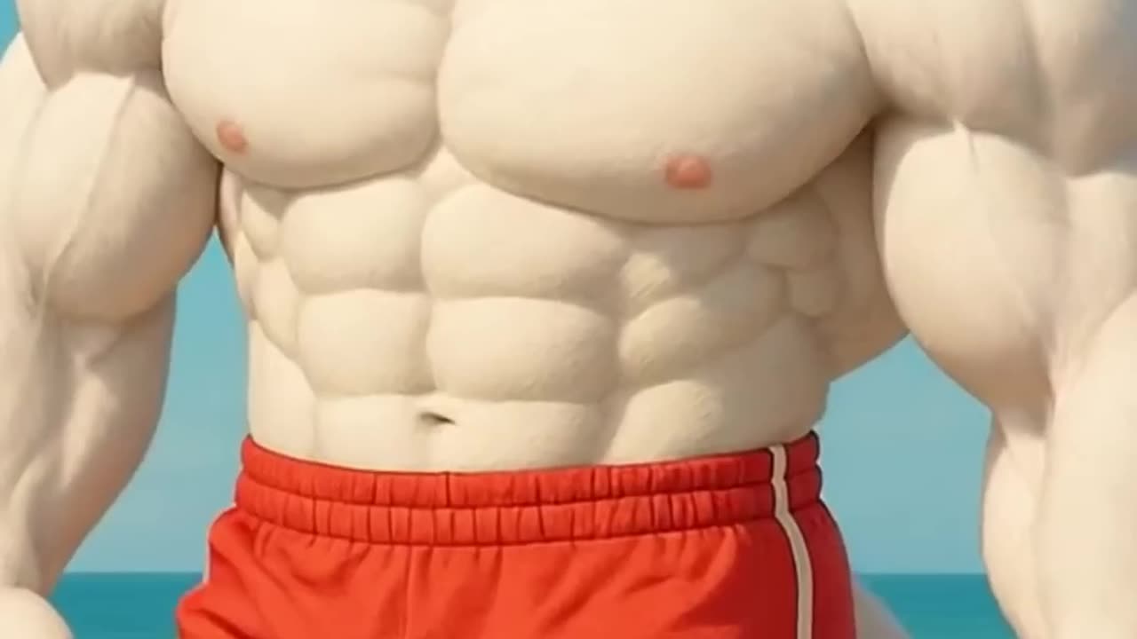 🥊🦈Cat dad bravely saves daughter🐱shark disperses！💥 #ai #aistoryc#catmeow