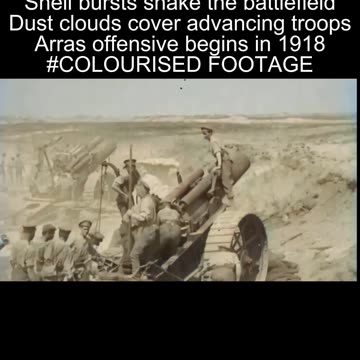 Battle of Arras artillery bombardment