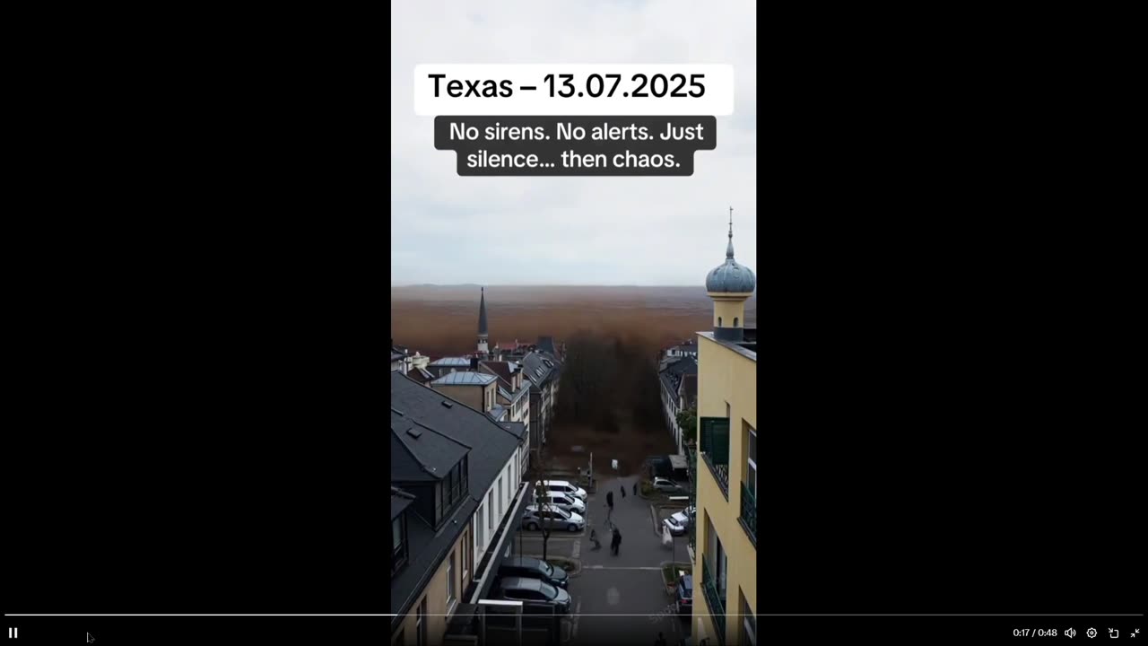 Sick clip of clips on speed motion - of the Texas floods. What in the hell?