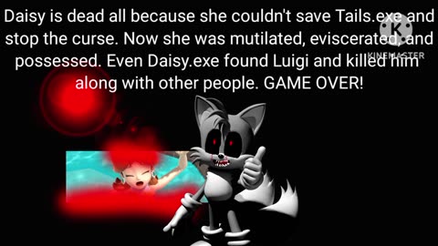 Tails.exe (Round 3) (English PC Bootleg) Continue & Game Over as Princess Daisy
