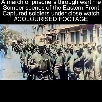 Russian Prisoners Under German Guard 1914