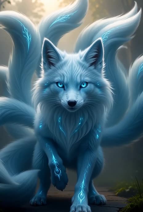 Spirit of the Nine Tails: The Celestial Kitsune Awakens, AI Video