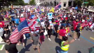Miles de manifestantes denuncian estado totalitario de Trump en EEUU