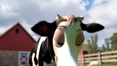 Vaca Feliz: ¡Un Día en la Granja! 🐮☀️