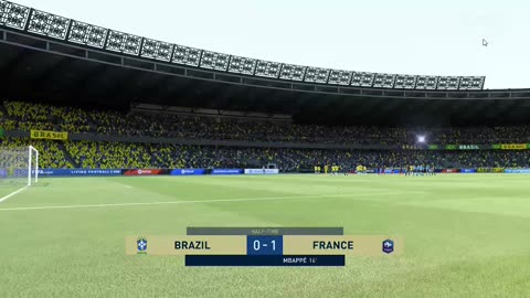 Brazil and France - Fifa game