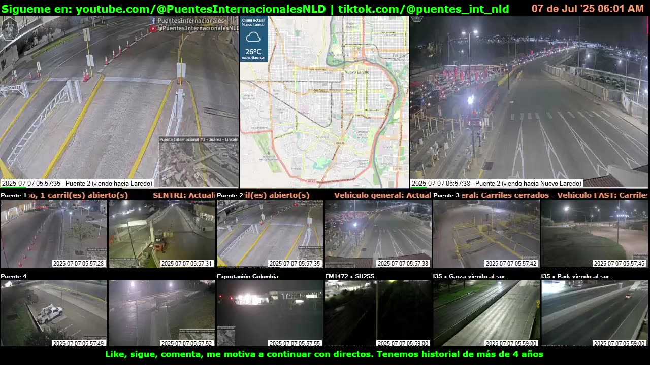 Puentes Internacionales NLD (Youtube / TikTok)