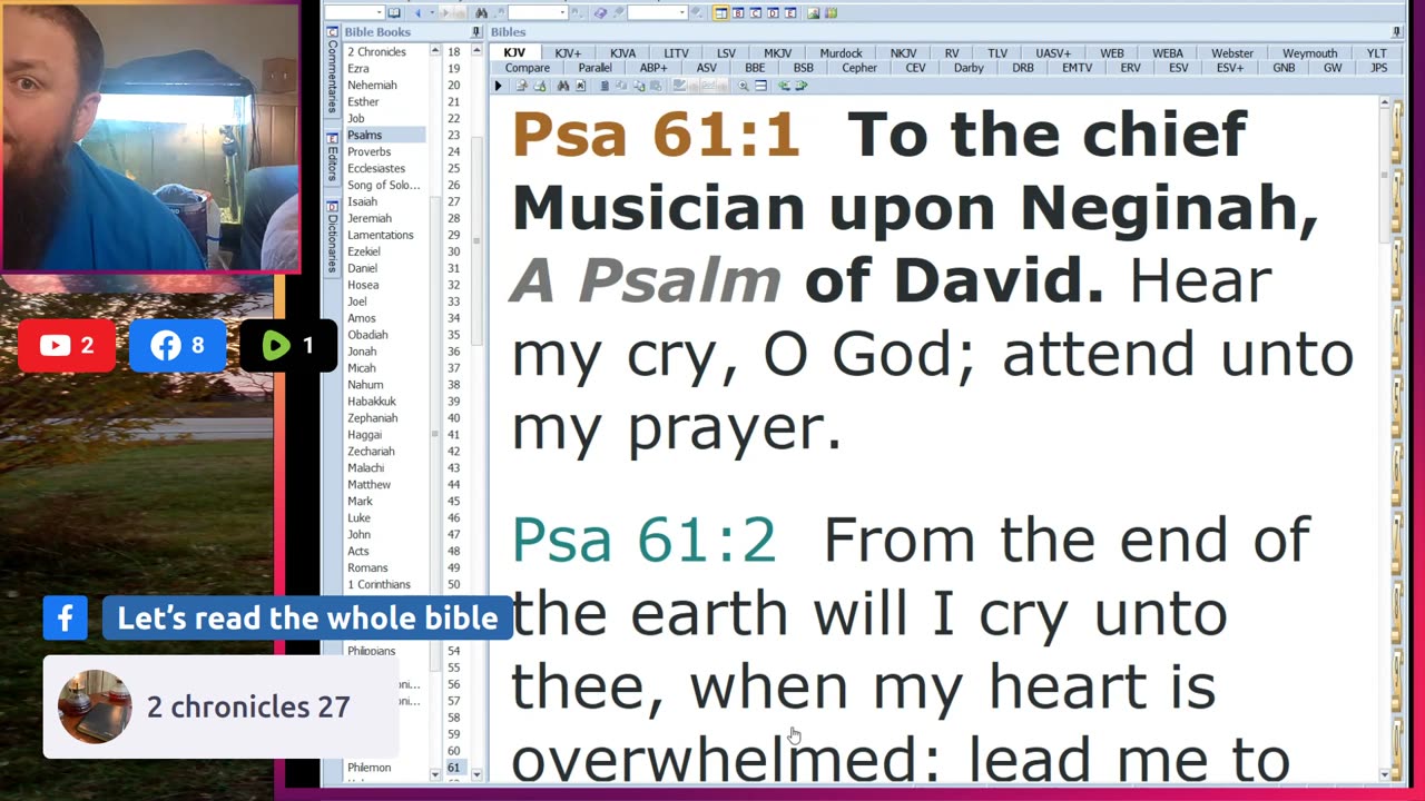 Let's Read the Whole Bible Y'all!! 08/9/2025