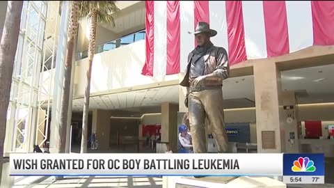 Wish granted for Dana Point boy battling leukemia