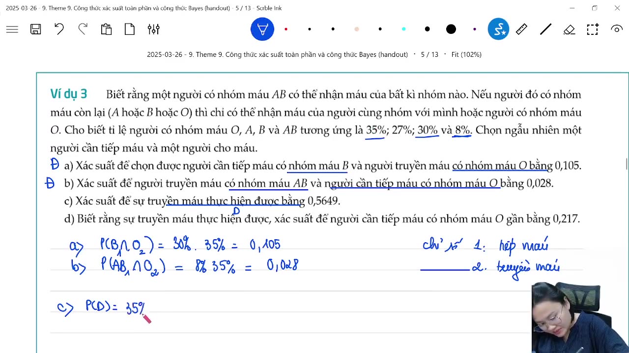 Theme 9 Công thức Bayes và công thức xác suất toàn phần mp4 3