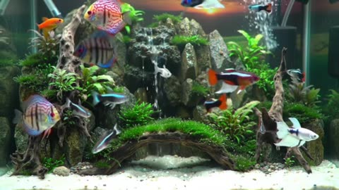 Relaxing Aquascape Live Stream | Nature Underwater World