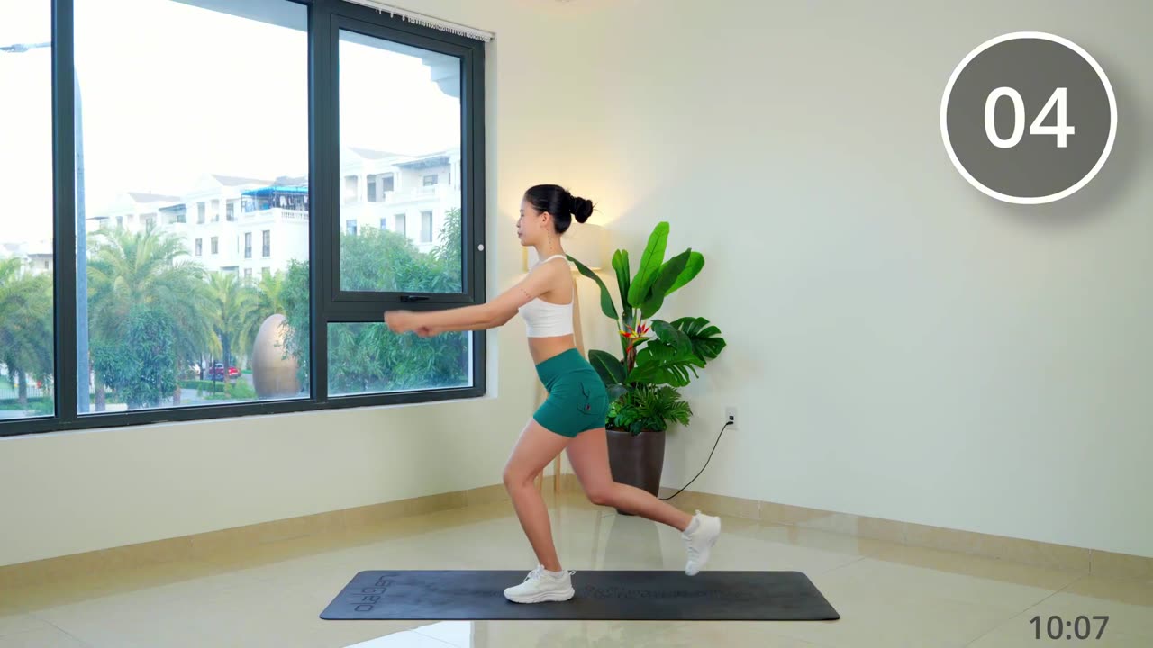 17-Min Standing Workout 🔥Smaller Waist in 14 Days | Belly Fat Burn, No Jumping, No Squats