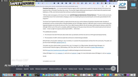 Safety Wars Live 7-14-2025 OSHA Reduces Penalties, News and Views.