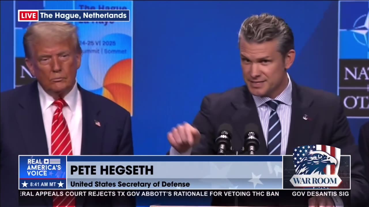 Secretary of Defense Pete Hegseth - 6/25/25