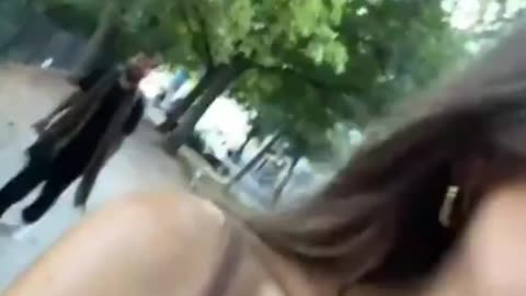 “Do you want to be treated like a woman?” Islamist chases and harasses two young German girls
