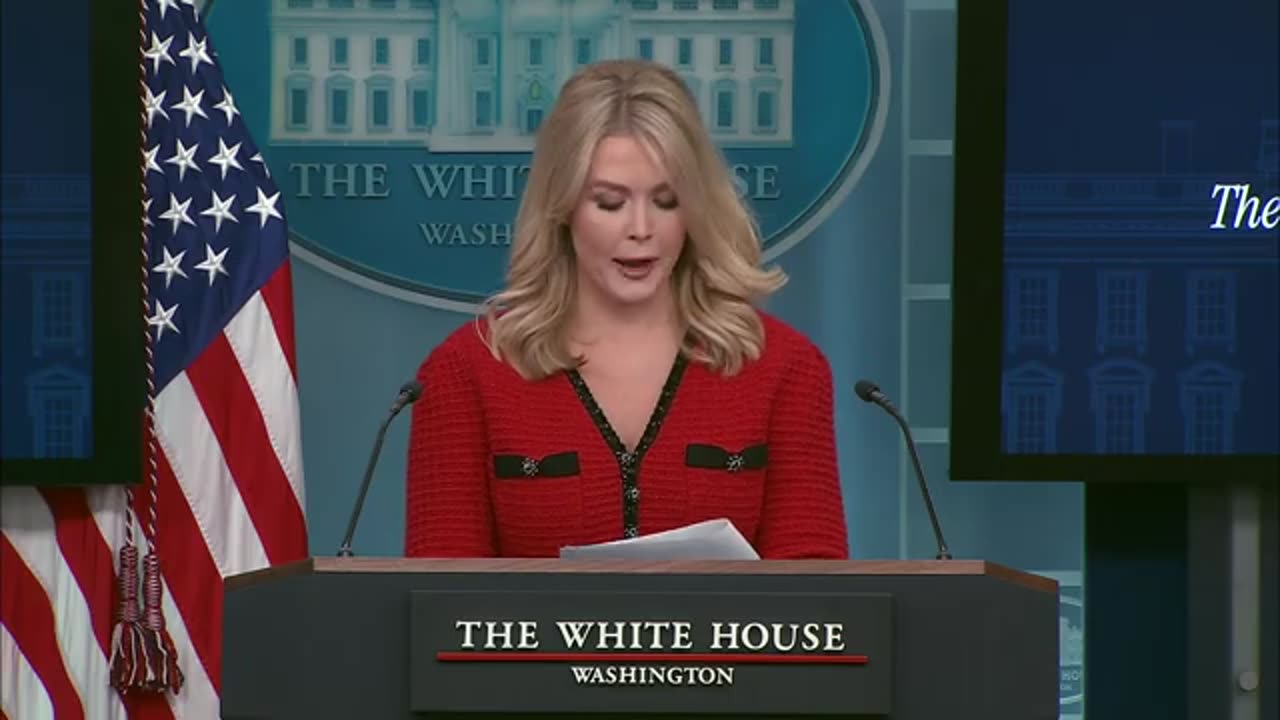 Press Secretary Karoline Leavitt Briefs Members of the Media, Jan. 31, 2025