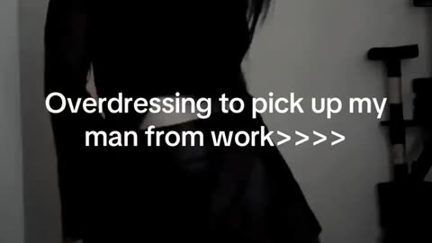 Amazing goth tgirl