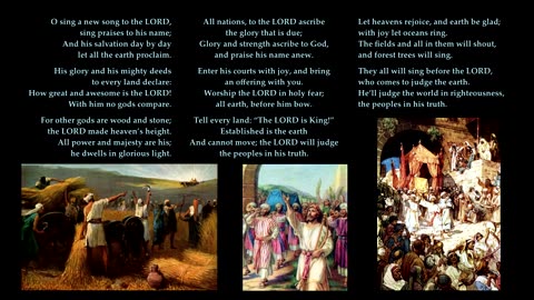 Psalm 96 in full. Tune: Cadubh