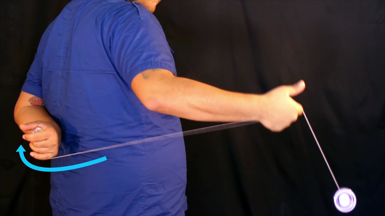 5A Yoyo Tutorial - Level 3 - Trick 4 - Behind Back Braintwister
