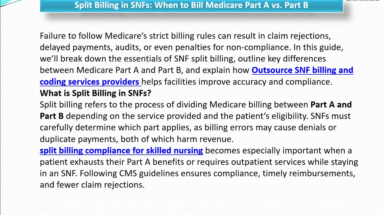 Split Billing in SNFs: When to Bill Medicare Part A vs. Part B