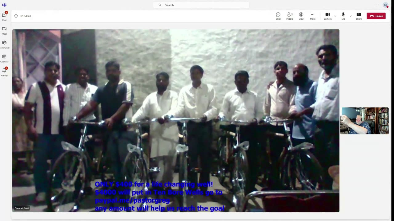 Bicycles Save Pastors Lives!