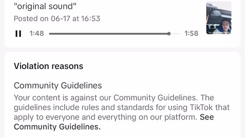 My tiktok story got jew’d