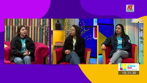 Anaís Araya - Directora regional y Karola Ugarte - voluntaria- Techo Chile