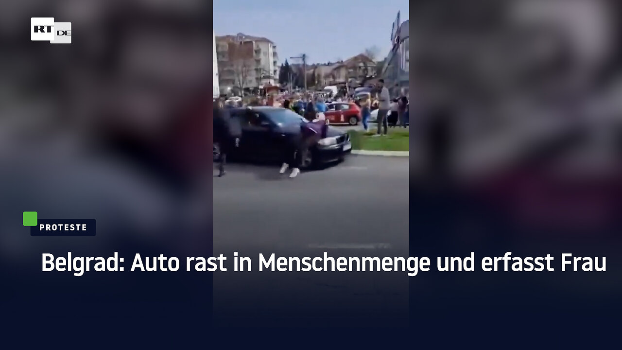 Belgrad: Auto rast in Menschenmenge und erfasst Frau