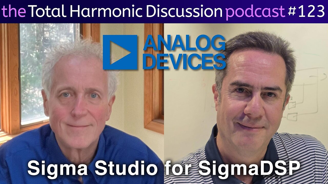 THD 123 Analog Devices Sigma Studio Graphical Development Tool for SigmaDSP Audio Processors