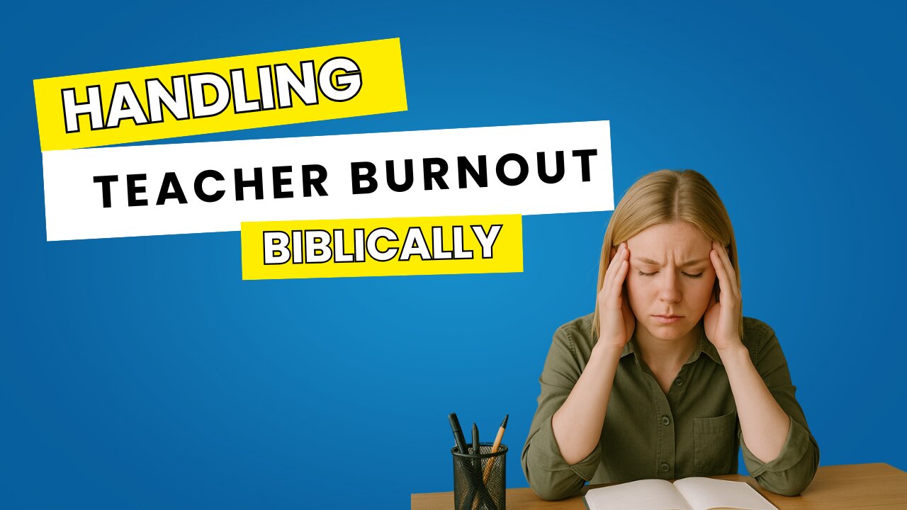 Handling Teacher Burnout Biblically