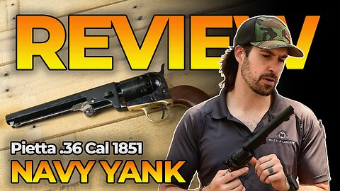 Pietta Review | .36 Cal Pietta™ 1851 Navy Yank Revolver - YAN36 - Muzzle-Loaders.com