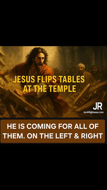 God's gonna flip those tables!