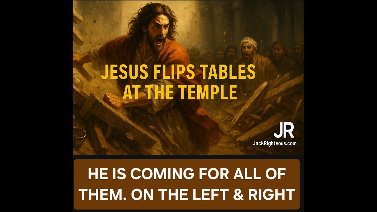 God's gonna flip those tables!