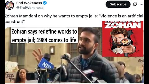 Zohran, dems socialst Mayoral candidate, wants to change meaning of words and empty jails