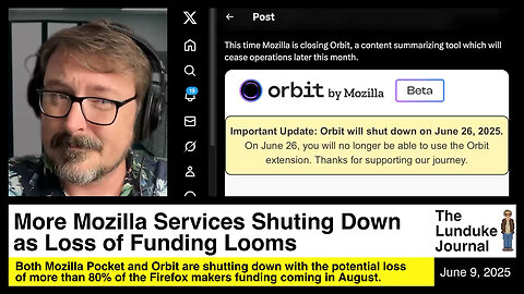 More Mozilla Services Shutting Down as Loss of Funding Looms
